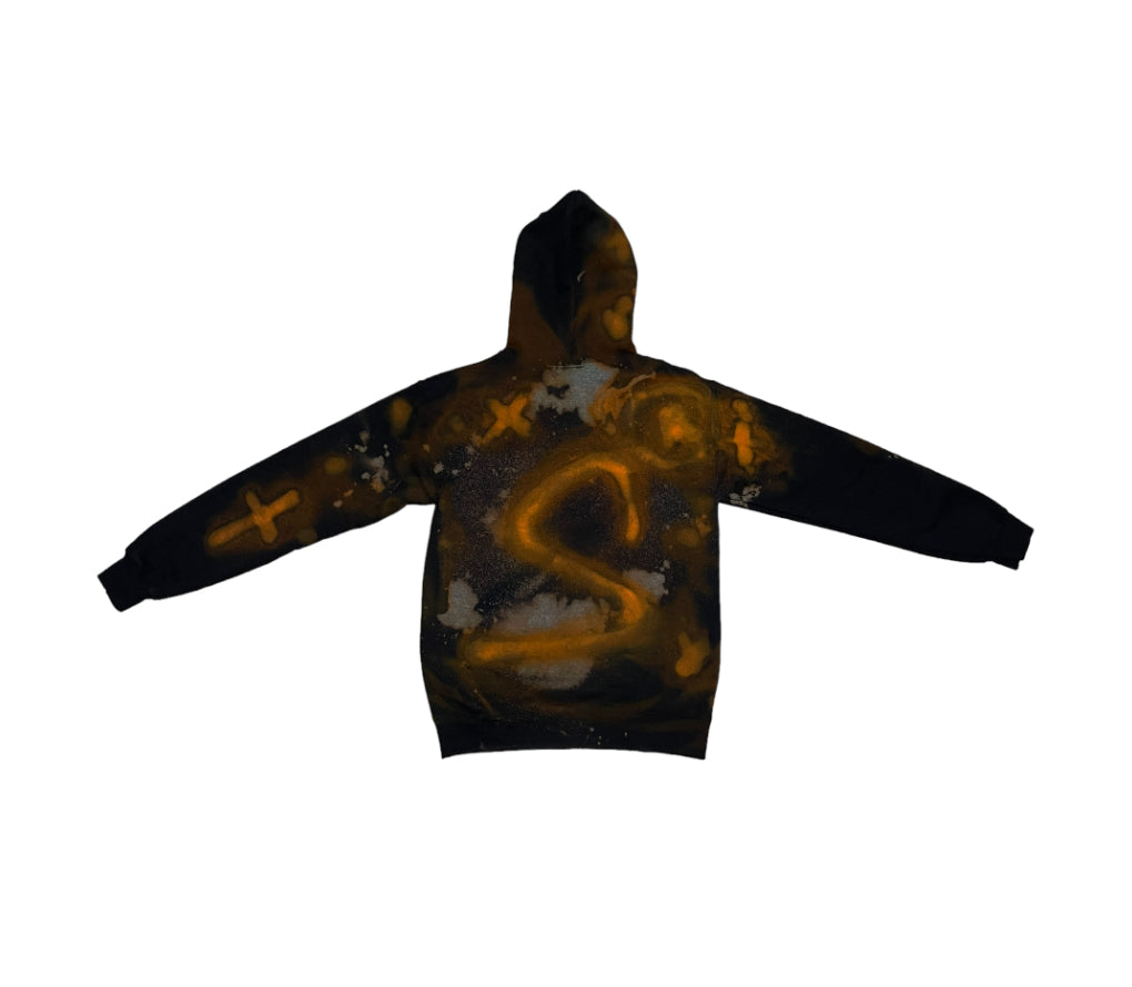 Spray Paint Zip Up Hoodie
