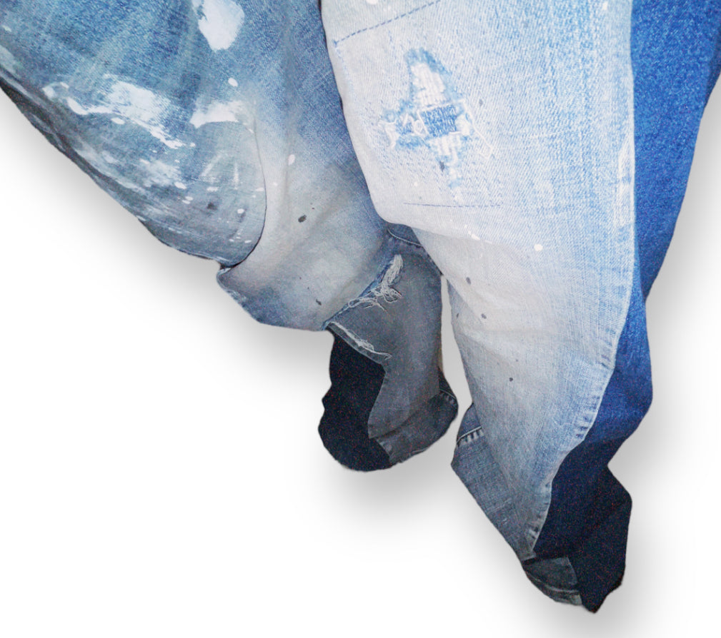 P001 Light Indigo Paint Blowout