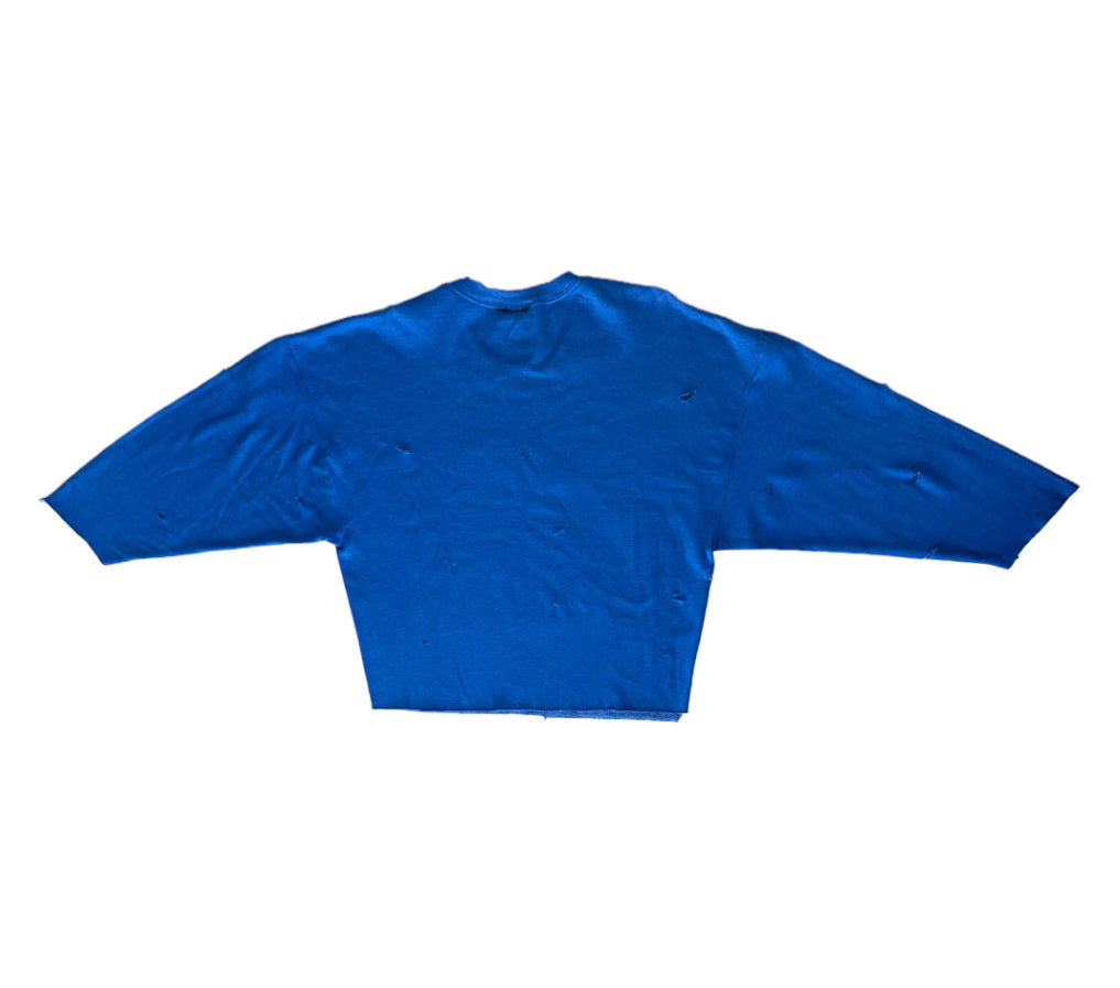 BLUE LOGO SWEATER