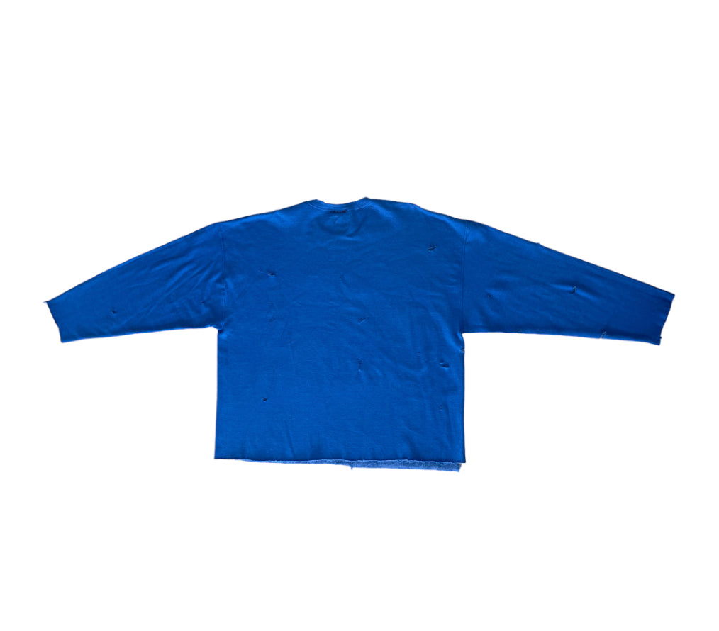 BLUE LOGO SWEATER