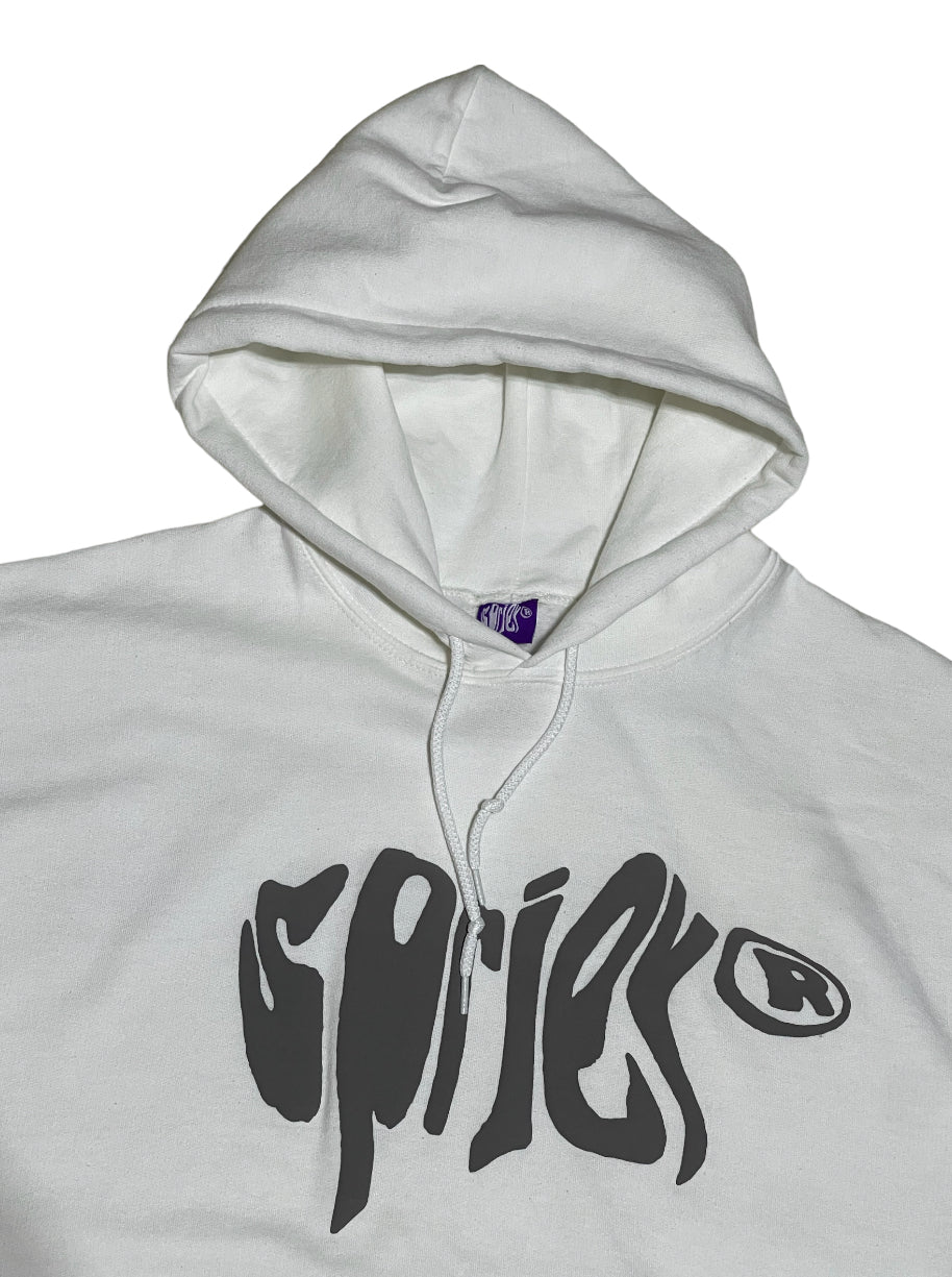 Puff Grey Logo Hoodie