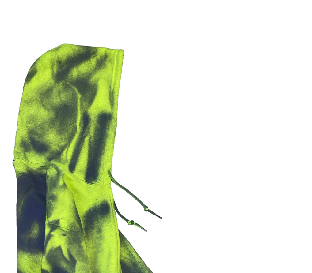 Spray Paint Zip Up Hoodie