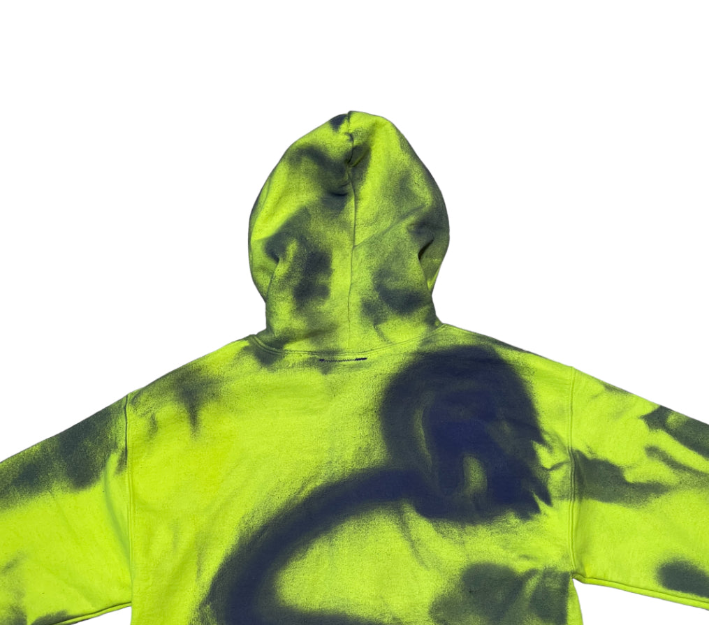 Spray Paint Zip Up Hoodie